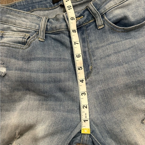 Judy Blue Distressed Jeans Women's Size 29 Faded Skinny Fit Ripped Light Denim - Picture 7 of 13
